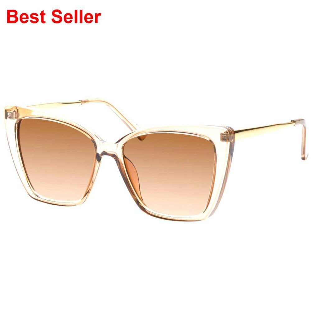 Oversized Cat Eye Sunglasses UV400 Protection Retro Style